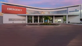 A front and panoramic view of AdventHealth Carrollwood