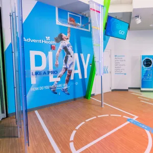 A Training Room at the Orlando Magic AdventHealth Training Center