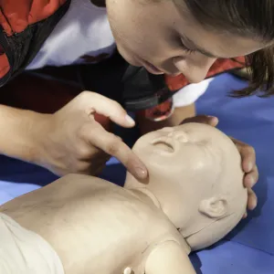 Pediatric CPR training