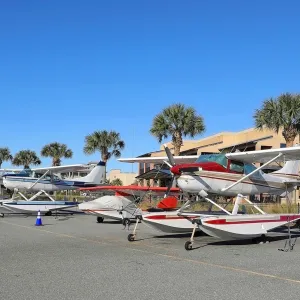 Tavares Boat Planes Sitting on a Boat Ramp