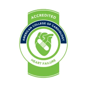 AdventHealth is an accredited organization for Heart Failure by The American College of Cardiology