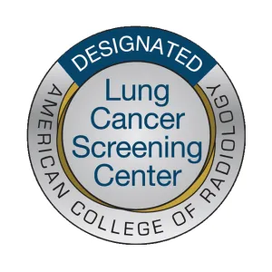 American College of Radiology Lung Cancer Screening Center of Excellence logo.