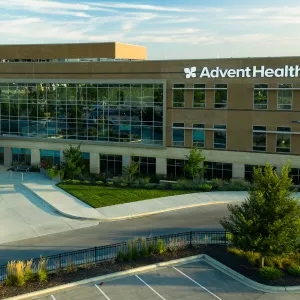 Exterior of AdventHealth South Overland Park.