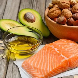 healthy food on a table
