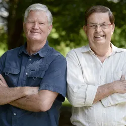 Image of ed and roy posing for a picture