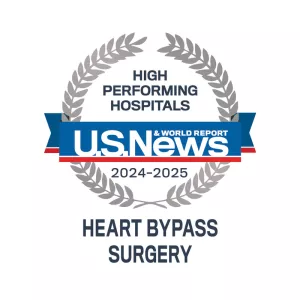 AdventHealth Orlando is recognized by U.S. News & World Report as a nationally rated leader in Heart Bypass Surgery.