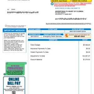 Heart of Florida bill sample for invoices after 9/1/19