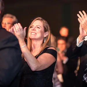 Attendees as the Golden Gala