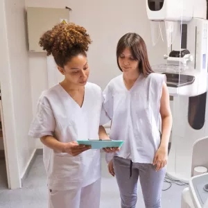 nurse with patient