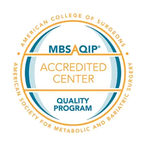 MBSAQIP accredited badge logo