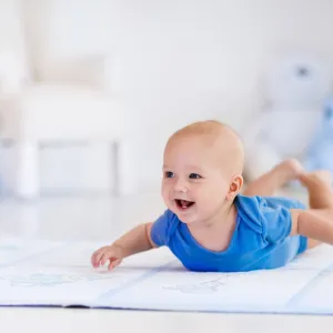 baby crawling