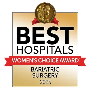  AdventHealth Carrollwood has been named as one of America’s Best Hospitals for Bariatric Surgery by the Women’s Choice Award®, one of America’s most trusted referral sources for the best in health care.