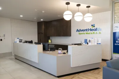  AdventHealth Sports Medicine and Rehab lobby and visitors area