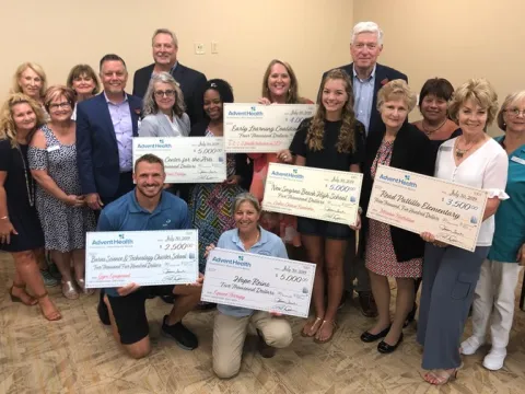 The AdventHealth New Smyrna Beach Foundation awarded local community groups with $25,000 in grants.