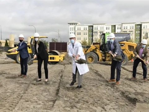 The tower, located off I-4 on the Health Village campus in Orlando, will be home to the Rothman Orthopaedic Institute, neurology and neurosurgery services, an ambulatory surgery center and more.