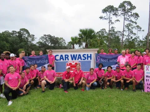 AdventHealth Teams Up with SuperWash Express to Combat Breast Cancer