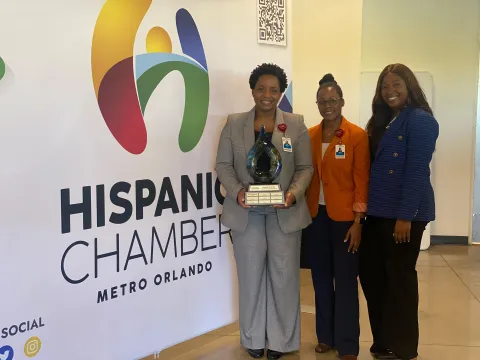 We’re honored to have been named 2024 Supplier Diversity Corporation of the Year by the Hispanic Chamber of Metro Orlando (HCMO).