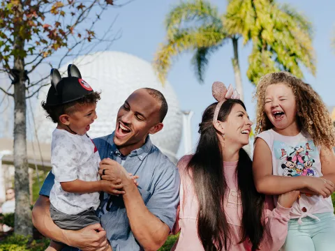 Family at Epcot