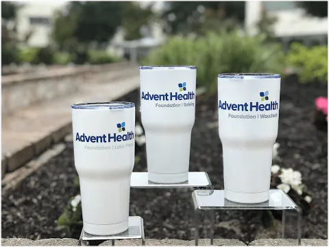 The small act of sipping from a reusable tumbler can make a big impact on patients, team members and the communities AdventHealth serves.