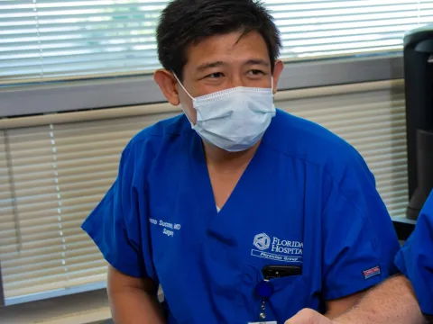 Dr. Sucandy in a team meeting