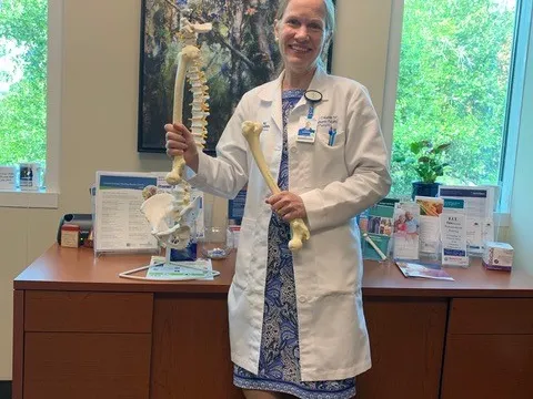 Dr Creamer and her osteoporotic bones