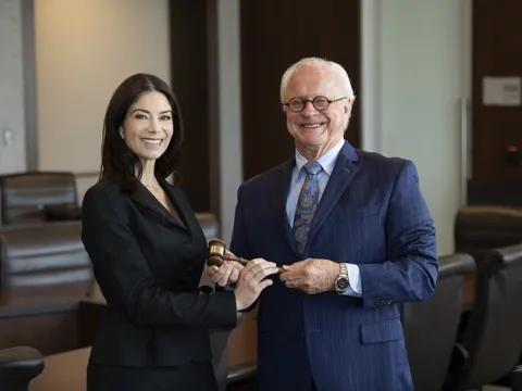 Brea Weiss and Dick Batchelor- AdventHealth Foundation