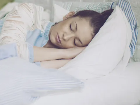 Woman sleeping