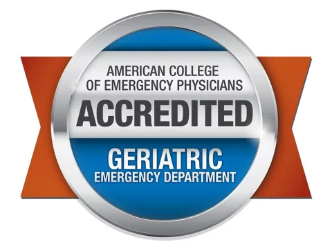 Level 2 Accredited Geriatric Emergency Room