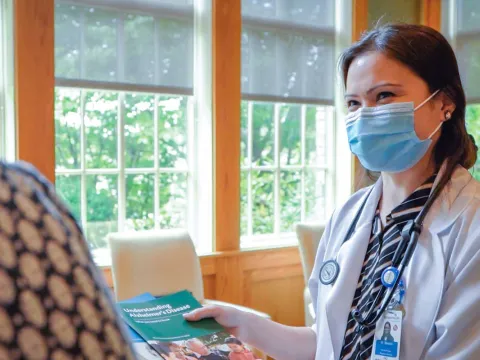 Marianna Benson, DO cares for patient.