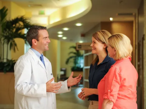 Doctor in hallway at AdventHealth Orlando