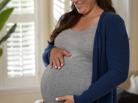 Hispanic Pregnant Woman