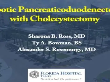 Robotic Pancreaticoduodenectomy with Cholecystectomy
