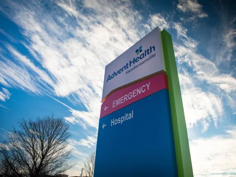 AdventHealth Hendersonville signage