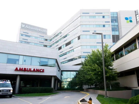 The Ambulance side of AdventHealth Shawnee Mission