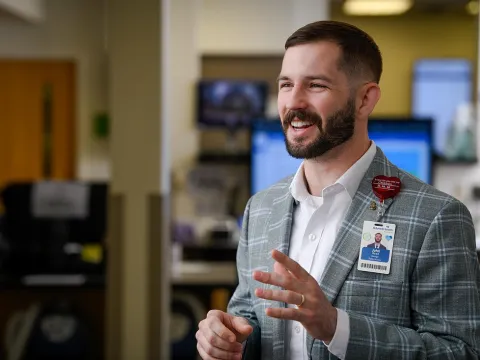 John Read, a team member at AdventHealth Palm Coast.