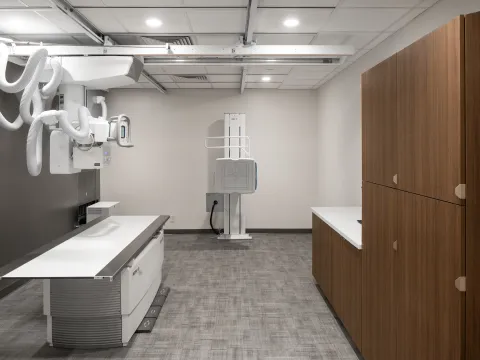 X-Ray Room at AdventHealth Care Pavilion New Tampa.