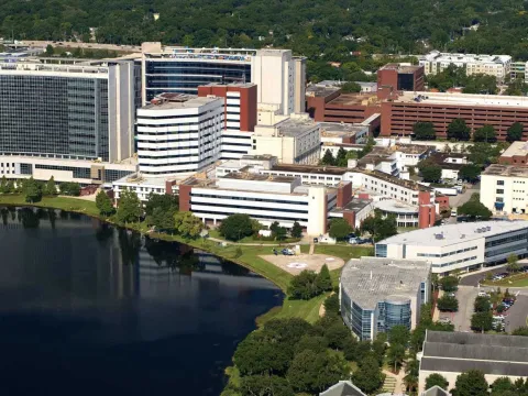A bird-eyes view of Orlando's corporate university in Orlando, Florida