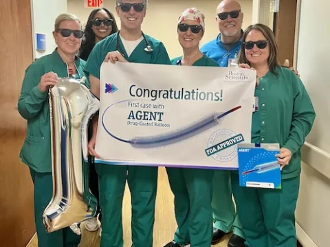 AGENT™ Drug-Coated Balloon 1st Procedure
