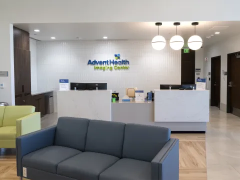 AdventHealth Imaging Center lobby and visitors area