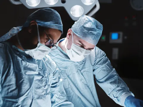 Physicians in surgery