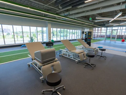AdventHealth Training Center Sports Medicine and Rehabilitation area