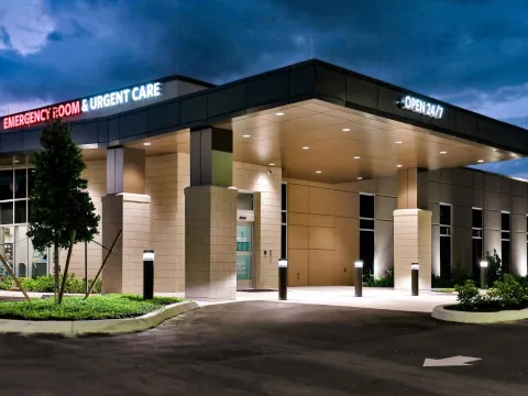 AdventHealth Cape Coral ER  exterior.