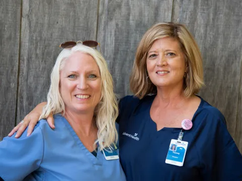 Carol Markum and Tammy Bagley.