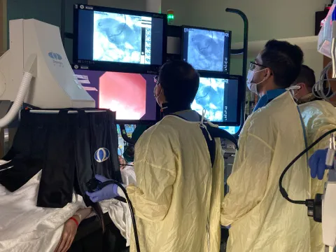 AdventHealth Center for Interventional Endoscopy (CIE) physicians in operating room