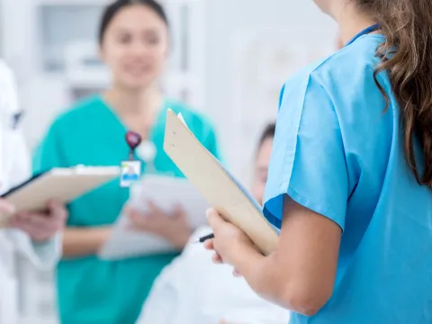 A group of medical professionals.