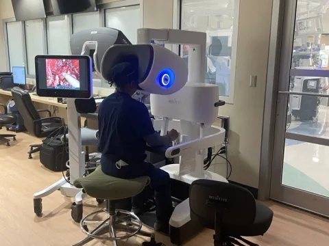 Dr. Vipul Patel of AdventHealth Celebration performed the first procedure using the da Vinci 5, which has the potential to streamline surgeries for patients and caregivers. 