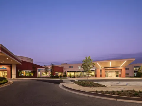 An outside picture of Edna Owens Breast Center