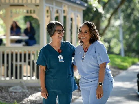 two adventhealth clinical team members