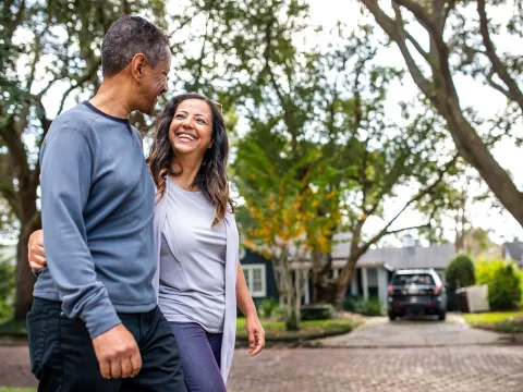 Couple Walking