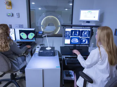 Imaging Core Team Examines Research Participant Imagery